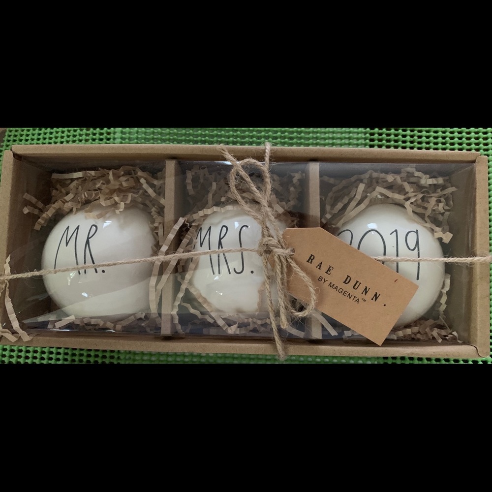 Rae Dunn Christmas ornaments 2019